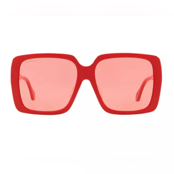 Gucci Red Sunglasses GG0567SAN NWT - Picture 1 of 11